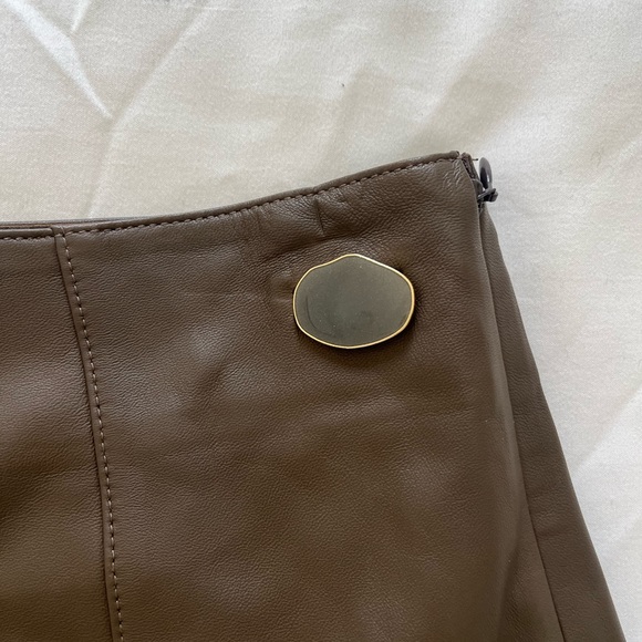 Vince Leather Miniskirt - Picture 6 of 7